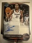 SARAH STRONG 2025-26 BOWMAN U CHROME #CPA-SS PROSPECT AUTO HUSKIES