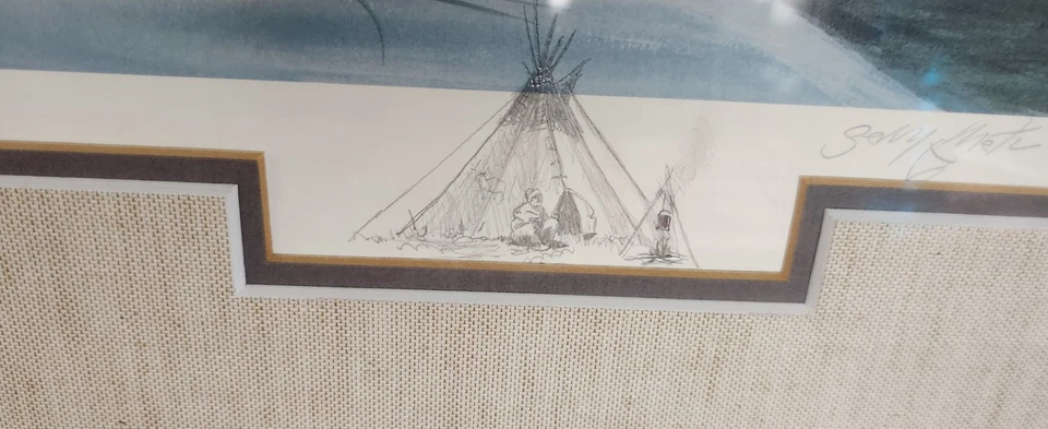 RARA IMAGEN DE PRUEBA DE ARTISTA GERRY METZ MEDIA CÚPULA CAMPAMENTO YOSEMITE PARA EDICIÓN LIMITADA Foto 3 de 4