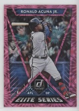 2020 Panini Donruss Elite Series Pink Fireworks Ronald Acuna Jr #E-8 1u6