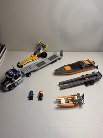 LEGO CITY: Dragster Transporter (60151)  + Powerboat 60085 & Race Boat 69254