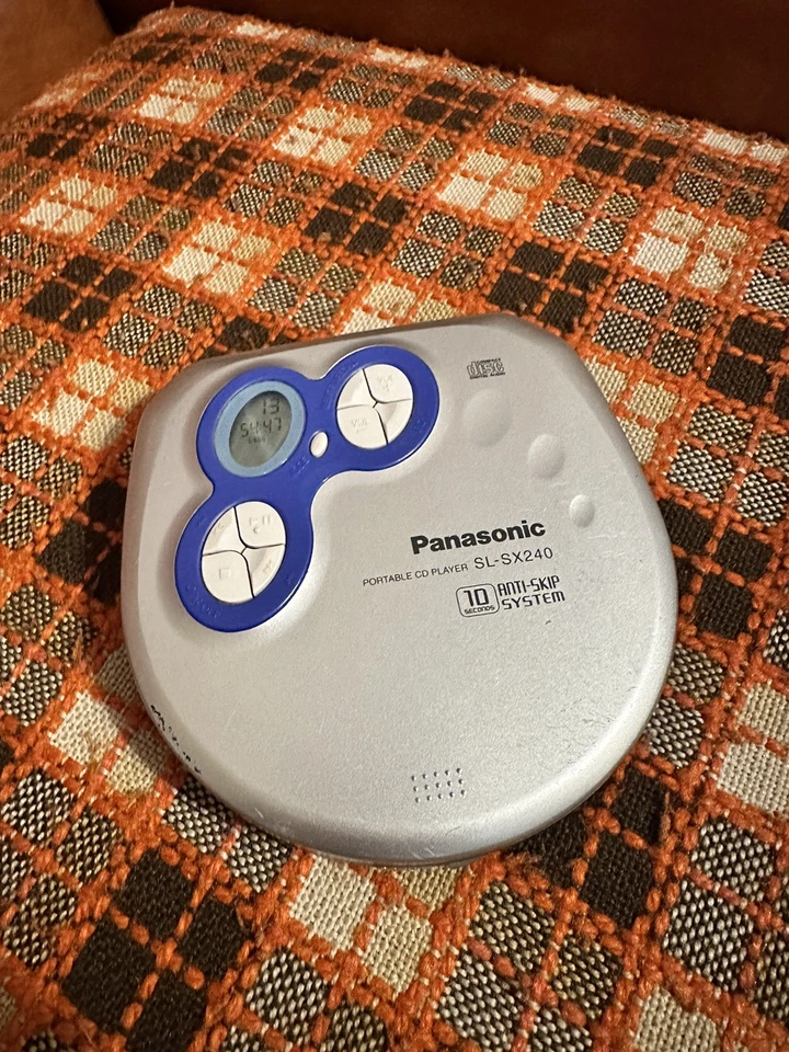 Panasonic SL-SX240 Portable CD Player 10 Seconds Anti-Skip System 90’s Working