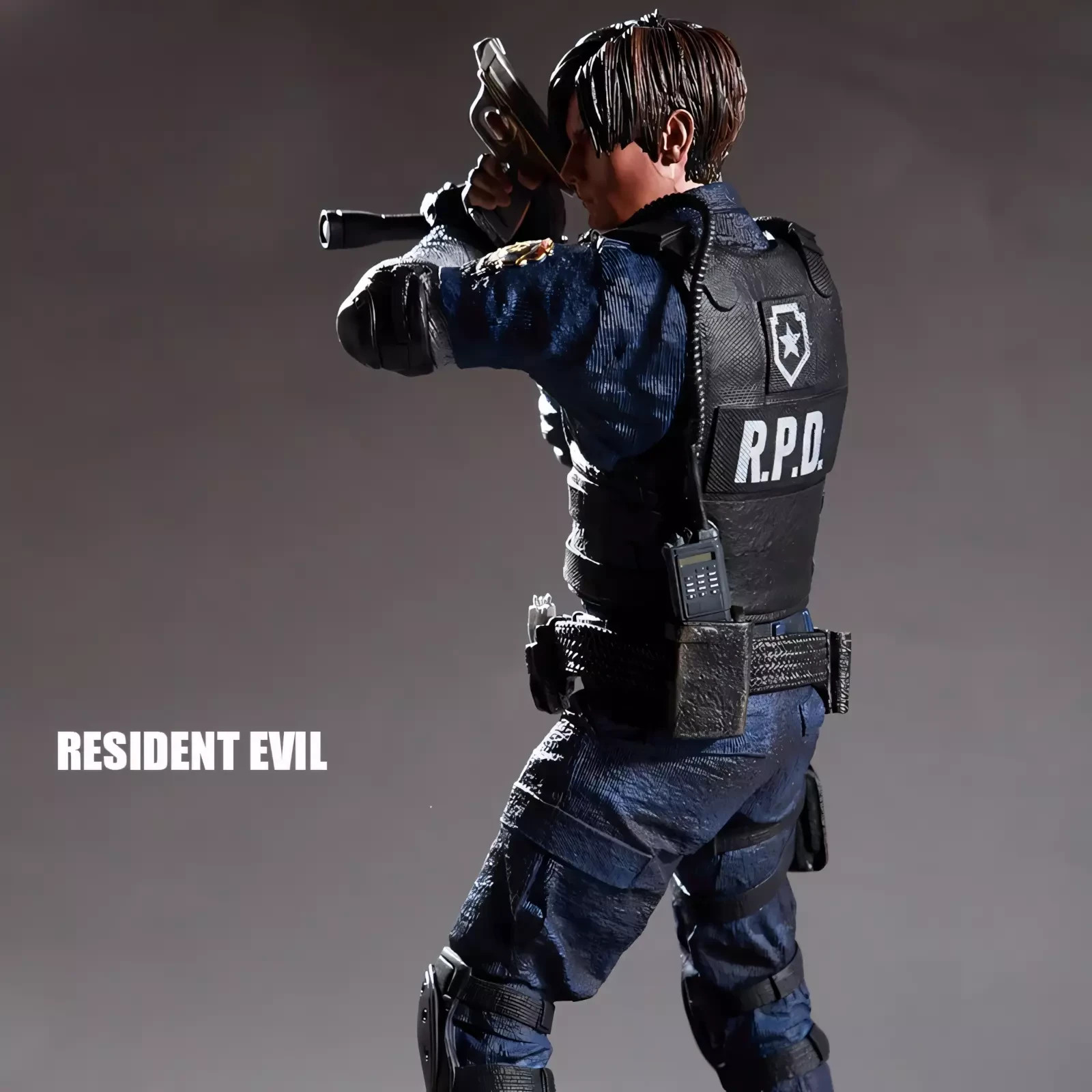 Figurine Resident Evil 2 Remake Leon S. Kennedy 33cm statue édition limitée - 2