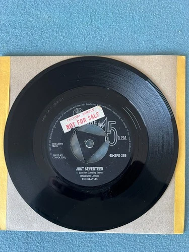 The Beatles Just Seventeen / Roll over Beethoven VERY RARE SINGLE