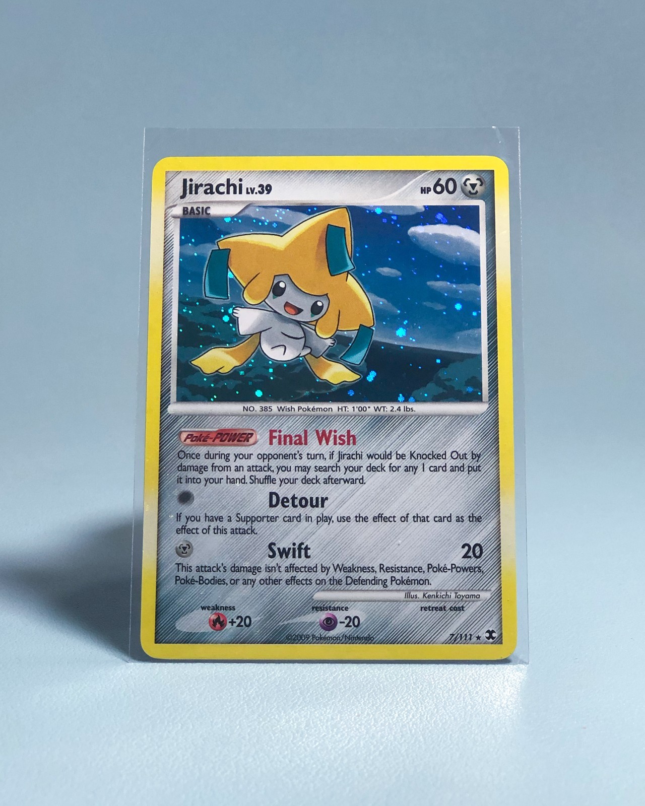 Jirachi 7/111 Rising Rivals Holo - NM