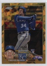 2023 Topps Chrome Update Sapphire Edition Gold 40/50 Freddy Fermin #USCS114 6e0