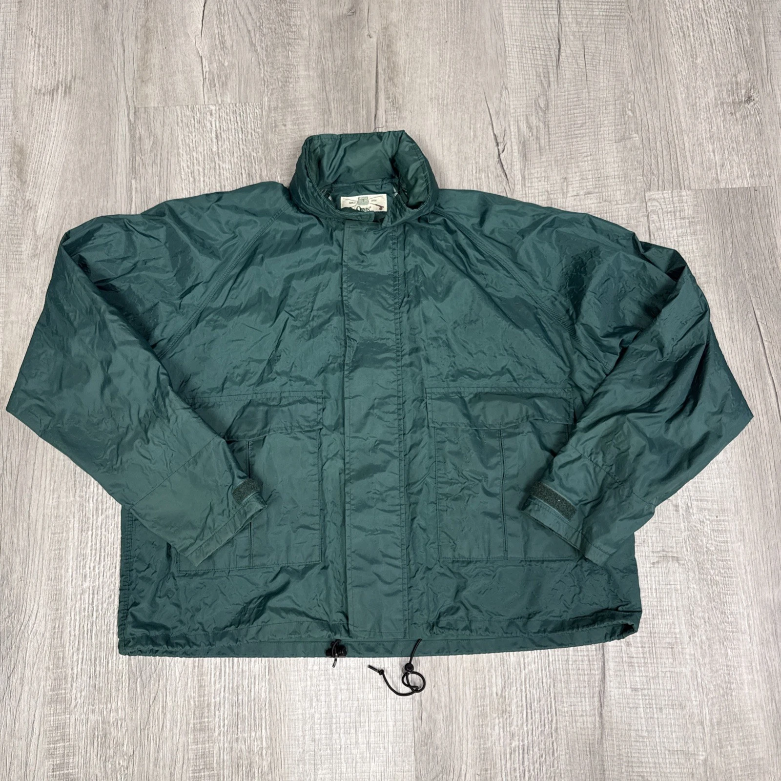 Vintage Orvis Fly Fishing Rain Jacket Mens XL Green Hooded Nylon Wading Shell
Opens in a new window