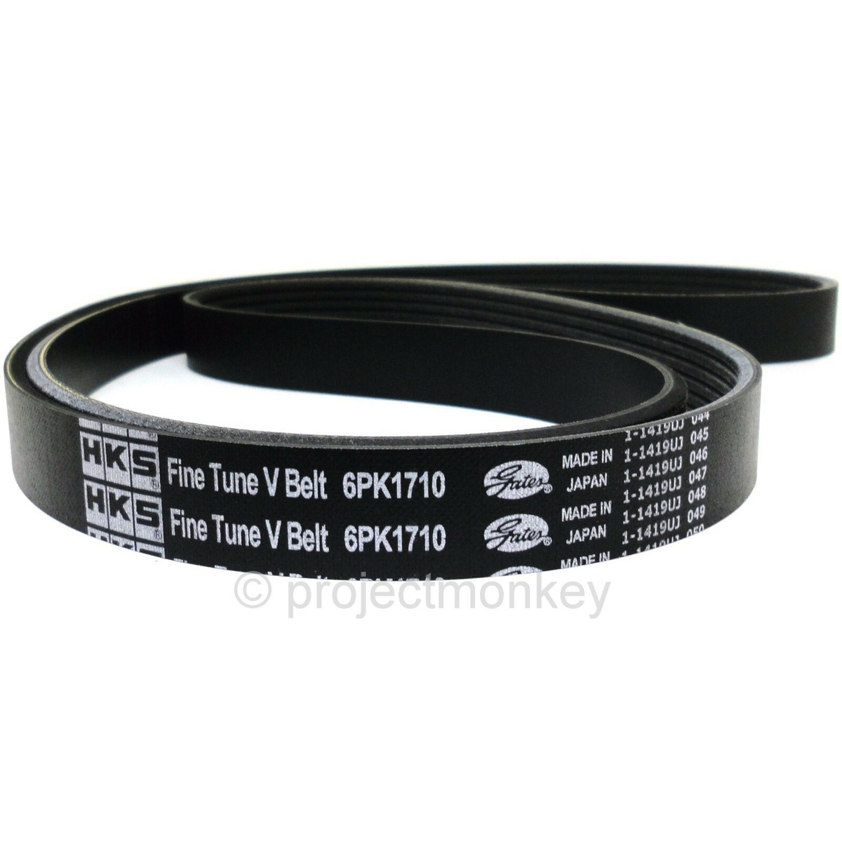 HKS ファインチューンベルト 24996-AK008/24996-AK011 HKS 24996-AK046 Fine Tune V Belt JDM Fits: 17-21 Honda Civic Type
