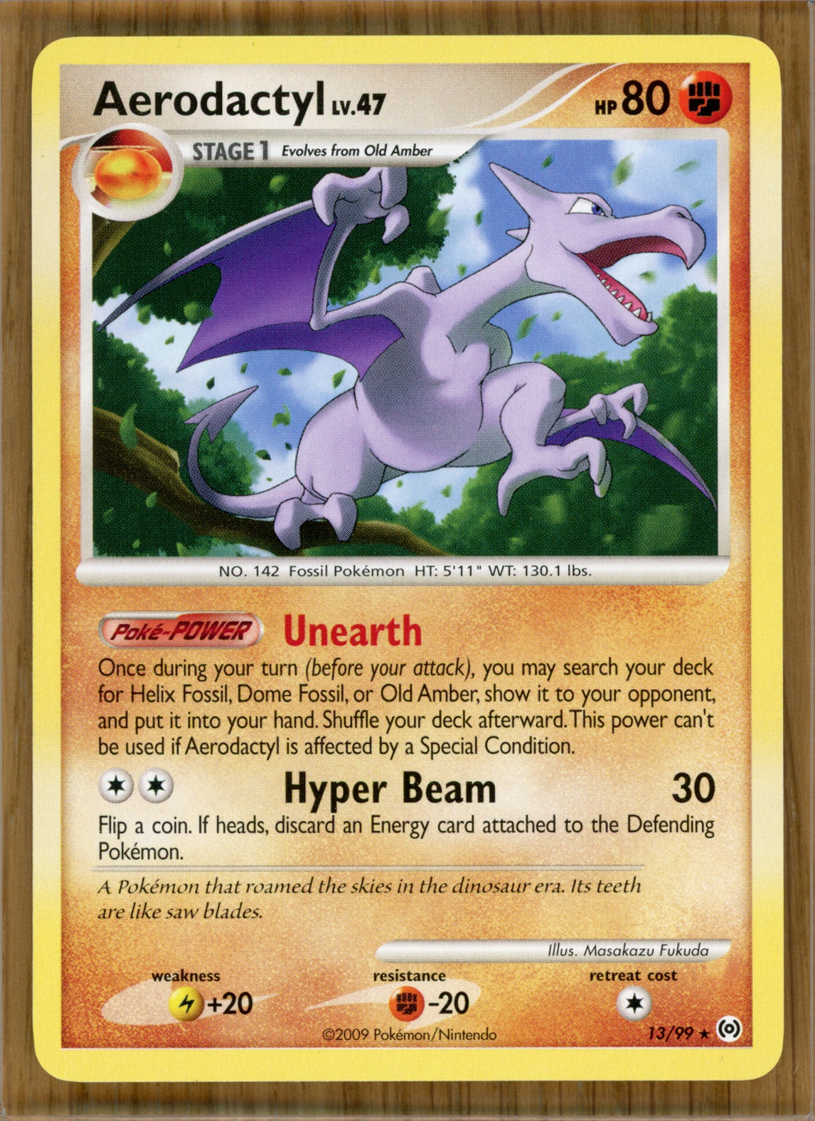 Aerodactyl - 13/99 ~ Rare ~ Platinum: Arceus ~ Near Mint!!