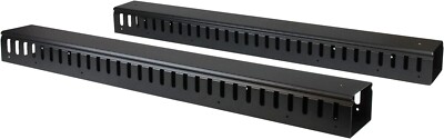 StarTech.com Vertical Cable Organizer with Finger Ducts - Vertical Cable Mana...