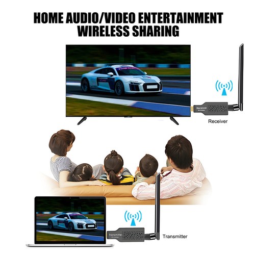 4K HDMI Wireless Transmitter And Receiver 1080P PC TV Audio Video HDMI Extender - Picture 5 of 12