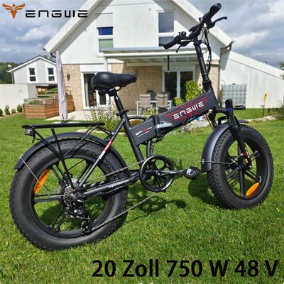 ENGWE EP-2 PRO 20 Zoll Elektrofahrrad E-Bike Fat Luftreifen 750W 48V Cityräder