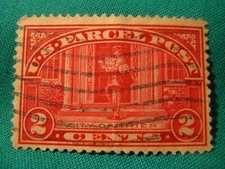 2c Parcel Post-City Carrier-Used Single-Scott# Q2-Light Cancel