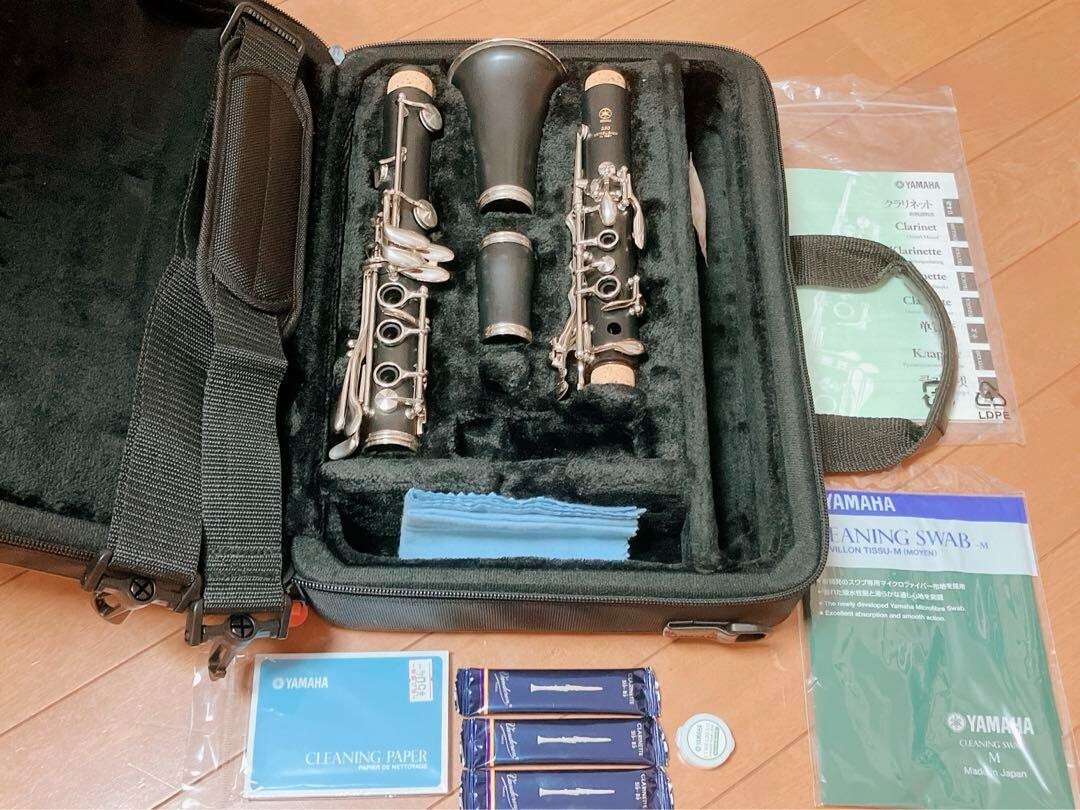 Yamaha YCL-250 Bb Clarinet with Case Musical Instrument Very Good 