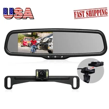 AUTO-VOX T2 OEM Rear View Mirror Camera 4.3" Monitor Parking System Night Vision