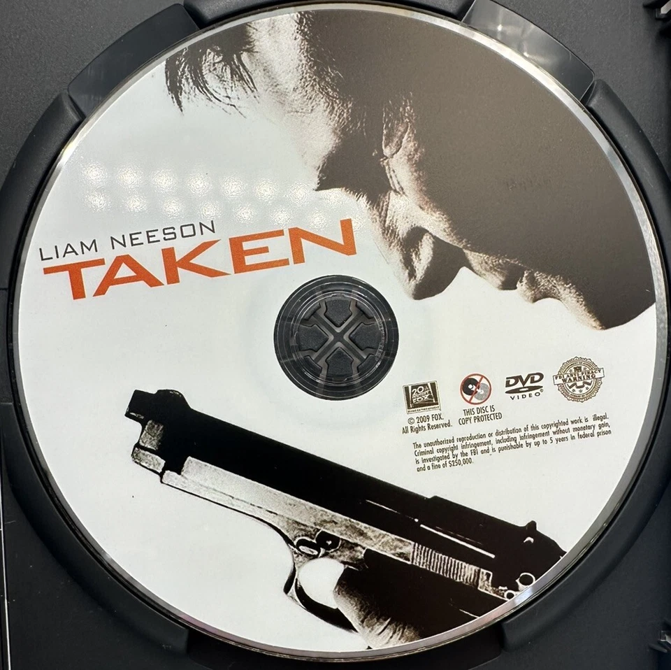 Taken DVD Widescreen Theatrical & Unrated Extended Cut Liam Neeson 2009 - Image 3 of 3