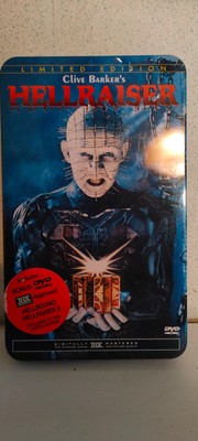 Hellraiser Anchor Bay Limited Edition Tin Box + Hellraiser 2/Hellbound