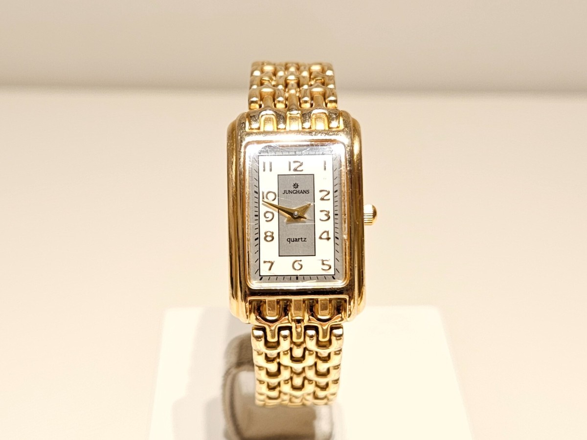 Women’s Gold Watch Vintage Bracelet Rectangular Roman Dial Water Spr resistant Rectangular Watch Women Gold - Etsy main image 4