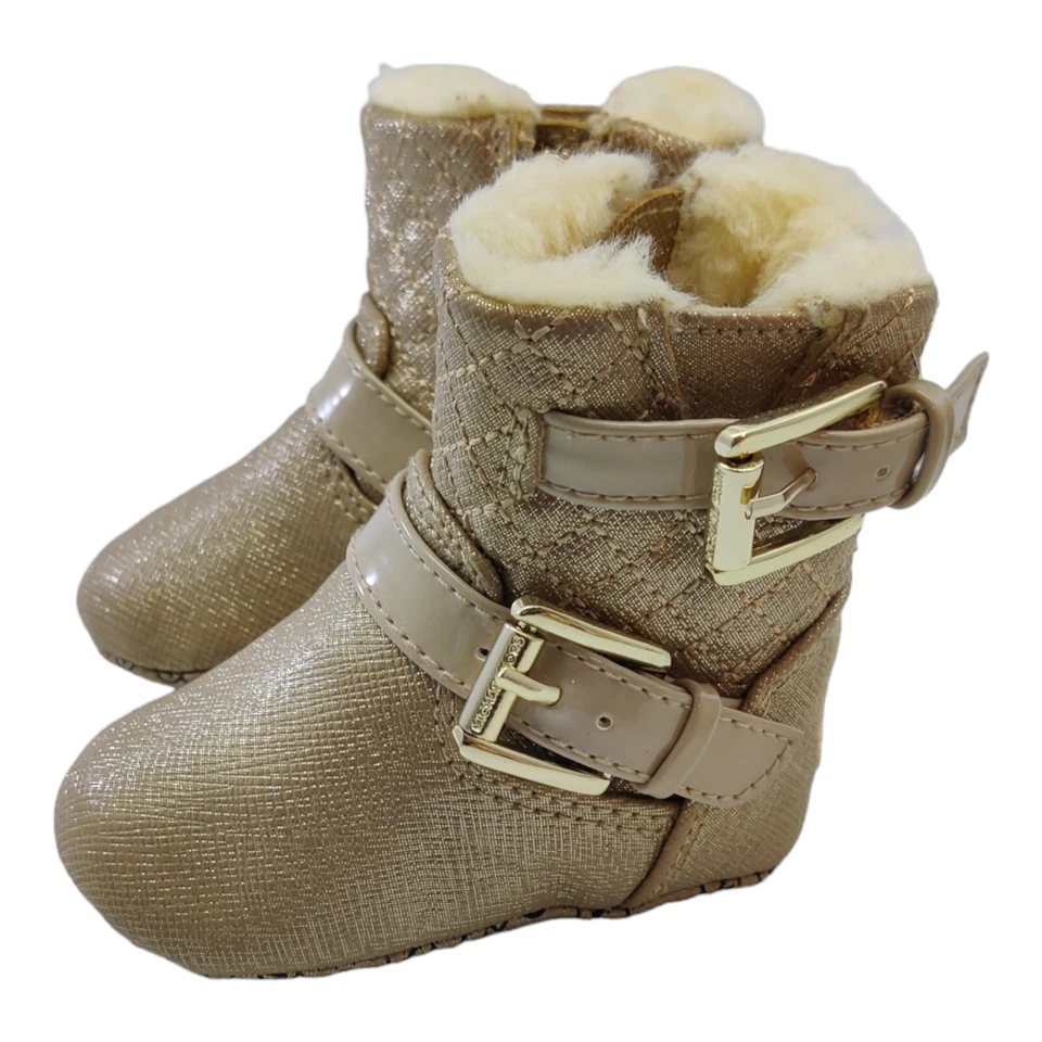 Botas Michael Kors Gold Baby Joan talla 1 nuevas sin etiquetas Foto 2 de 4