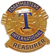 Toastmasters International Treasurer Lapel Pin
