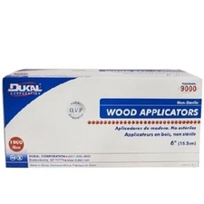 McK Dukal Applicator Stick Without Tip Wood Shaft 6 Inch - 1000 per Pack