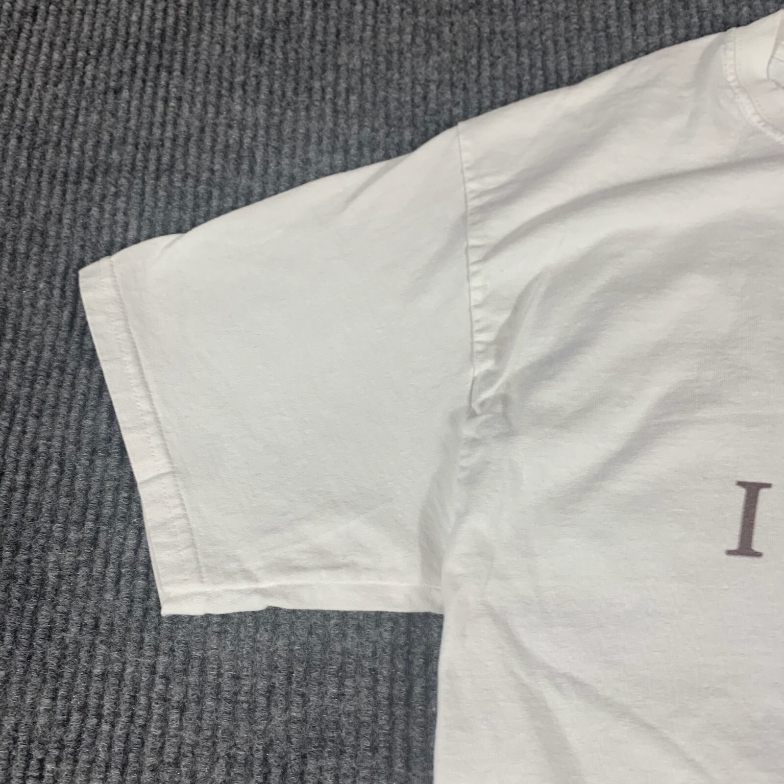 T Shirt Hanes Adulto Medio Bianco I Had a Pony Cavalli Equestre Cotone Casual