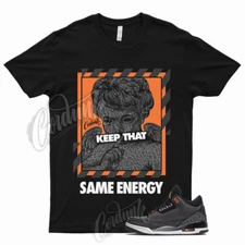 ENERGY T Shirt for 3 Retro Fear Pack Night Stadium Stadium Orange Black 2023 1