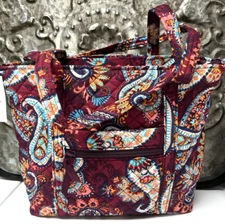 VERA BRADLEY~Small VERA Tote~PAISLEY JAMBOREE PATTERN~NWT!