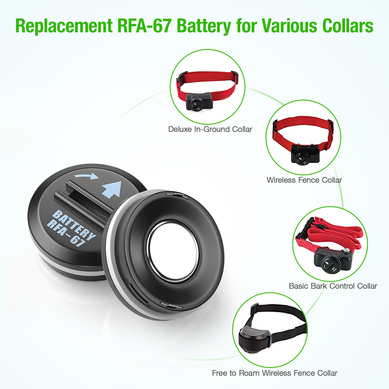 RFA67 Batteries 6V for PetSafe Dog Fence Collar Receiver PIF27519