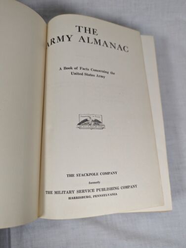 1959 HB The Army Almanac Handbook Military Life VTG History - Picture 6 of 7