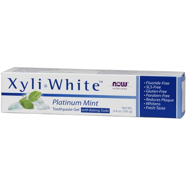 NOW Foods Xyliwhite Toothpaste Gel - Platinum Mint гель 64 унции 1990₽