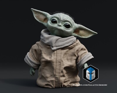 Star Wars | Din Grogu (Baby Yoda) 1/2 Posen 1 - 4 Resin 3d gedruckt Raw