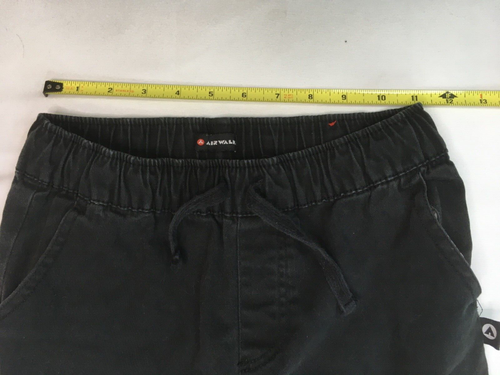 AirWalk Pants Youth Boys Large 22x26 Black Zippers 80’s Baggy Skater Grunge - Picture 3 of 12
