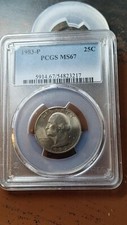 1983 P Washington Quarter Dollar 25C PCGS MS67 5084