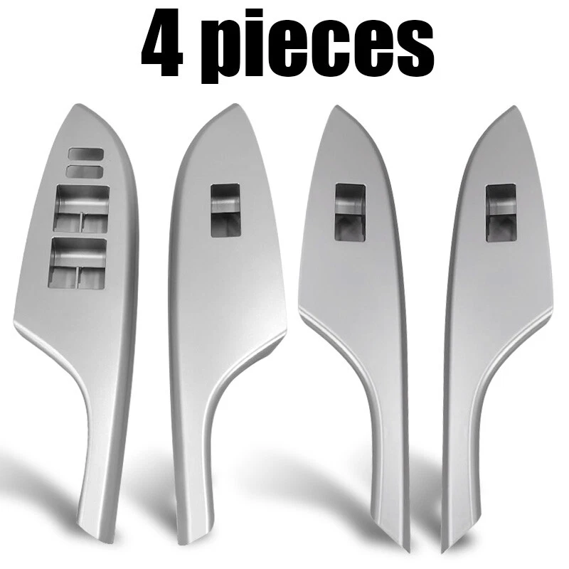 Juego de 4 puertas interruptor ventana embellecedor cubierta bisel panel para Toyota Corolla 2009-2013 Foto 2 de 4