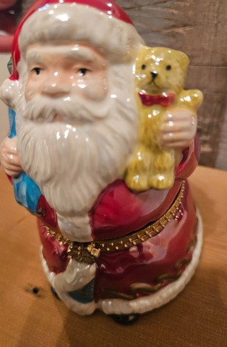 Mr. Christmas 2012 Music Ornament Circulating Sleigh Plays Dashing Thru The Snow - Foto 8 di 16