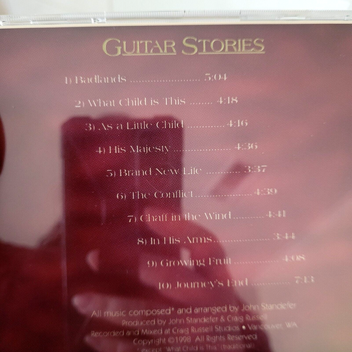 John Standefer CD Guitar Stories 1998 VERY RARE - Picture 5 of 6