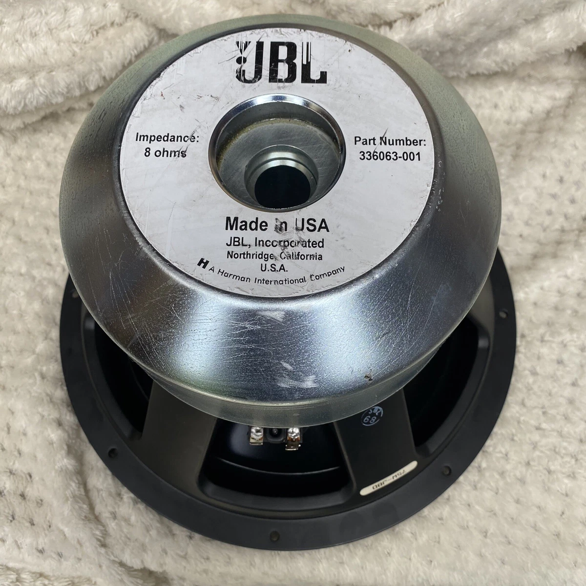 Jbl 12” WOOFER 1000 Watt 28Hz ohms ±10% 336063-001 | eBay