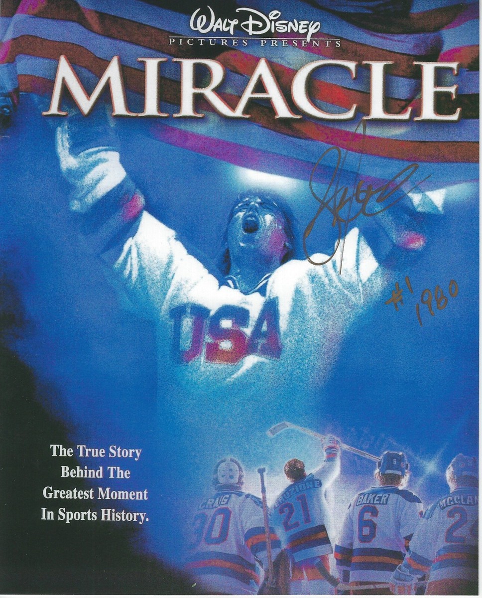 STEVE JANASZAK Signed MIRACLE ON ICE 8 x 10 Photo USA Olympics
