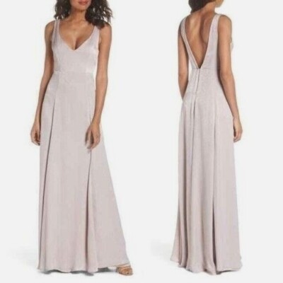 Show Me Your MuMu Jenn Maxi Dress Size Medium Show Me The Ring Sheen