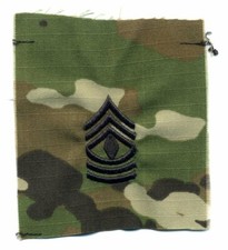 Army Rank First Sergeant 1SG Sew-On OCP - 1 Piece