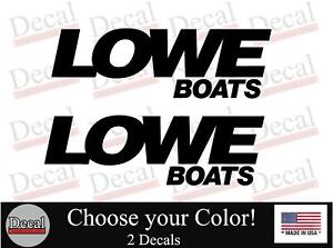 FREE SHIP., 1>ROUND LOWE 45TH YEAR BOAT  DECAL