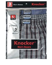 3 6 12  pack Lot Men knocker Boxer PLAID SHORTS CHECKERED UNDERWEAR BRIEFS