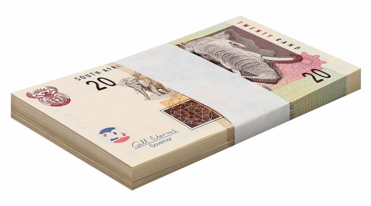 South Africa 20 Rand, 2009 ND, P-129b, UNC X 100 PCS Bundle Pack