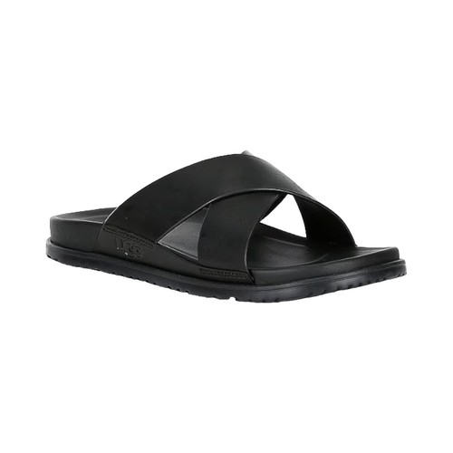 UGG Men's Solano Slide Sandal Black | eBay