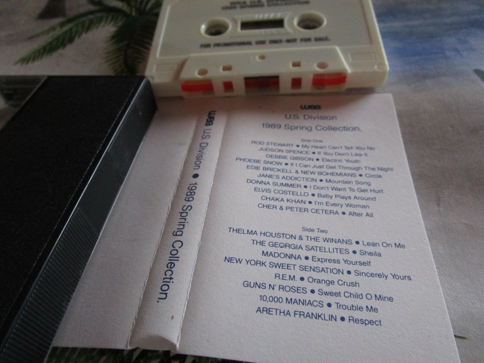 WEA U.S. Division 1989 Spring Collection VARIOUS Advance Promo Cassette