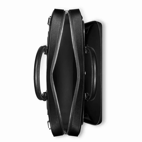 Montblanc Sartorial Hombre Mediano Cuero Estuche para Documentos Negro #130271 - Imagen 5 de 5