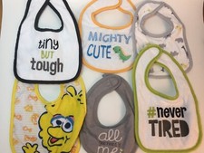 Lot Of 6 Baby Bibs
