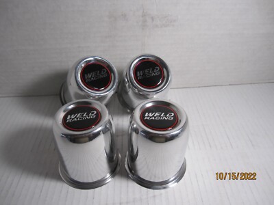 4  ALUMINUM CENTER CAPS 4 LUG WELD RACING WHEELS RODLITE  PRO STAR   2.95 '' OD