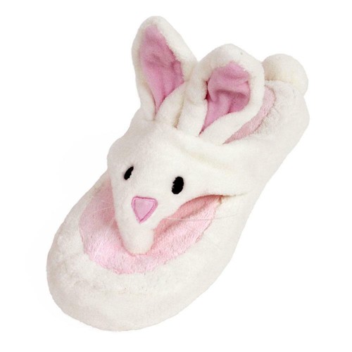 Bunny Spa Sandals - Bunny Slipper Flip Flops for Women - White and Pink  692193927525 | eBay