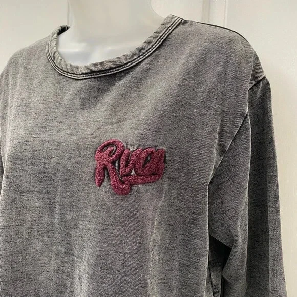 Top lavado negro RVCA S Foto 2 de 3